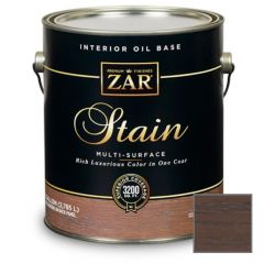 Масло льняное тонирующее Zar Stain Multi-Surface по дереву 123 Тёмный шоколад 0,236 л