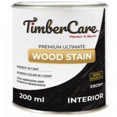 Масло тонирующее высокой прочности для дерева TimberCare Premium Ultimate Wood Stain матовый Эбеновое дерево/Ebony (350035) 0,2 л