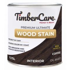 Масло тонирующее высокой прочности для дерева TimberCare Premium Ultimate Wood Stain матовый Кофе/Coffee (350020) 0,75 л