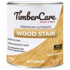 Масло тонирующее высокой прочности для дерева TimberCare Premium Ultimate Wood Stain матовый Шелковистый клен/Silk Mapple (350022) 0,75 л