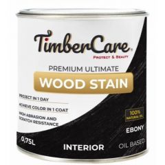 Масло тонирующее высокой прочности для дерева TimberCare Premium Ultimate Wood Stain матовый Эбеновое дерево/Ebony (350036) 0,75 л