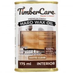 Масло защитное с твердым воском TimberCare Premium Finish Hard Wax Oil матовый/Matte Прозрачный (350051) 0,175 л