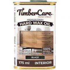 Масло защитное с твердым воском TimberCare Premium Finish Hard Wax Oil полуматовый Черный/Black (350105) 0,175 л
