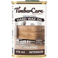 Масло защитное с твердым воском TimberCare Premium Finish Hard Wax Oil полуматовый Белый мел/Chalk White (350106) 0,175 л