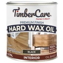 Масло защитное с твердым воском TimberCare Premium Finish Hard Wax Oil полуматовый Черный/Black (350064) 0,75 л