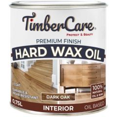 Масло защитное с твердым воском TimberCare (Тимберкере) Premium Finish Hard Wax Oil полуматовый Темный дуб/Dark Oak (350068) 0,75 л