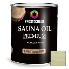 Масло для сауны с запахом хвои Prostocolor Sauna Oil шелковисто-матовый бесцветный (101312) 0,75 л