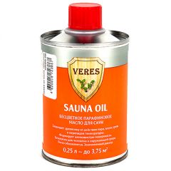 Масло для саун Veres (Верес) Sauna Oil парафиновое бесцветное 0,25 л