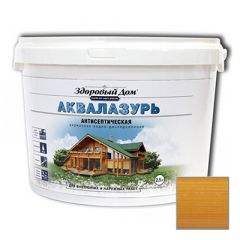 Деревозащитное средство Здоровый Дом (Zdorovij Dom) Аквалазурь дуб 2,5 л