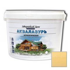 Деревозащитное средство Здоровый Дом (Zdorovij Dom) Аквалазурь сосна 9 л