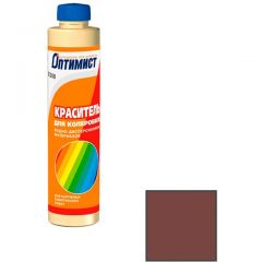 Краситель для колеровки водно-дисперсионных материалов Оптимист E 308 №111 Красно-коричневый 0,75 л