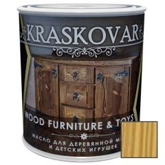 Масло Kraskovar Wood Furniture & Toys для мебели и детских игрушек Бесцветный (1900001366) 0,75 л