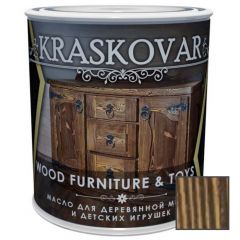Масло Kraskovar Wood Furniture & Toys для мебели и детских игрушек Палисандр (1900001371) 0,75 л