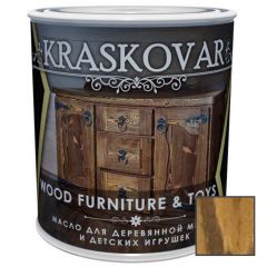 Масло Kraskovar Wood Furniture & Toys для мебели и детских игрушек Орех (1900001373) 0,75 л