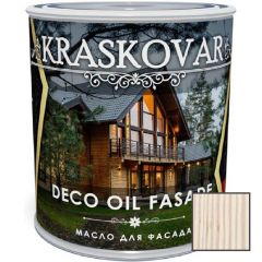Масло для фасада Kraskovar Deco Oil Fasade Белоснежный (1900001558) 0,75 л