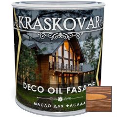 Масло для фасада Kraskovar Deco Oil Fasade Орех гварнери (1900001603) 0,75 л