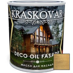 Масло для фасада Kraskovar Deco Oil Fasade Серый (1900001612) 0,75 л