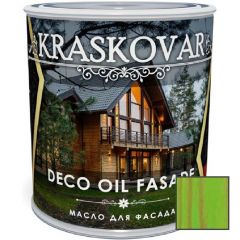 Масло для фасада Kraskovar Deco Oil Fasade Зеленый лайм (1900001630) 0,75 л