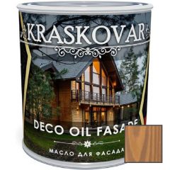 Масло для фасада Kraskovar Deco Oil Fasade Карамель (1900001439) 0,75 л