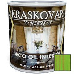 Масло для интерьера Kraskovar Deco Oil Interior Зеленый лайм (1900001360) 0,75 л