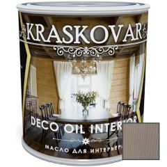 Масло для интерьера Kraskovar Deco Oil Interior Серое небо (1900001422) 0,75 л