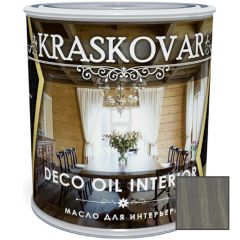 Масло для интерьера Kraskovar Deco Oil Interior Графит (1900001615) 0,75 л