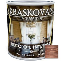 Масло для интерьера Kraskovar Deco Oil Interior Гранатовый (1900001618) 0,75 л