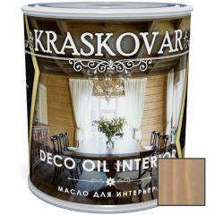 Масло для интерьера Kraskovar Deco Oil Interior Крем-брюле (1900001546) 0,75 л