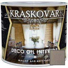 Масло для интерьера Kraskovar Deco Oil Interior Серое небо (1900001426) 2,2 л