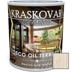 Масло для террас Kraskovar Deco Oil Terrace Белоснежный (1900001550) 0,75 л
