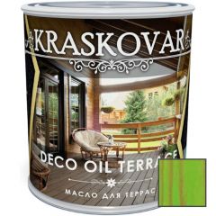 Масло для террас Kraskovar Deco Oil Terrace Зеленый лайм (1900001622) 0,75 л