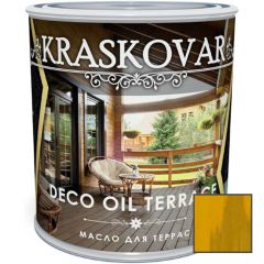 Масло для террас Kraskovar Deco Oil Terrace Сочная дыня (1900001623) 0,75 л