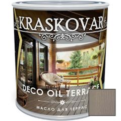 Масло для террас Kraskovar Deco Oil Terrace Серое небо (1900001430) 0,75 л
