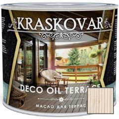 Масло для террас Kraskovar Deco Oil Terrace Белоснежный (1900001554) 2,2 л