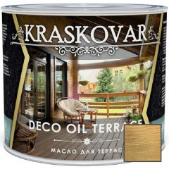 Масло для террас Kraskovar Deco Oil Terrace Серый (1900001625) 2,2 л