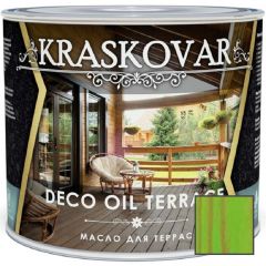 Масло для террас Kraskovar Deco Oil Terrace Зеленый лайм (1900001626) 2,2 л