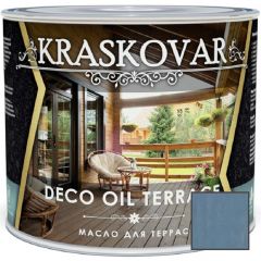 Масло для террас Kraskovar Deco Oil Terrace Аквамарин (1900001432) 2,2 л