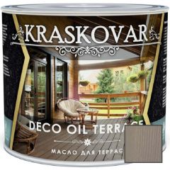 Масло для террас Kraskovar Deco Oil Terrace Серое небо (1900001434) 2,2 л