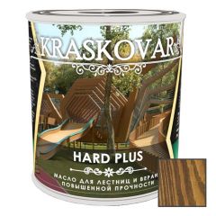 Масло повышенной прочности для лестниц и веранд Kraskovar Hard Plus Орех (1900001661) 0.75 л