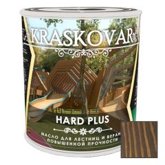 Масло повышенной прочности для лестниц и веранд Kraskovar Hard Plus Палисандр (1900001662) 0.75 л
