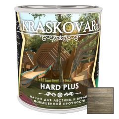 Масло повышенной прочности для лестниц и веранд Kraskovar Hard Plus Эбен (1900001663) 0.75 л