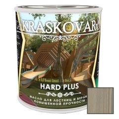 Масло повышенной прочности для лестниц и веранд Kraskovar Hard Plus Туманный лес (1900001665) 0.75 л