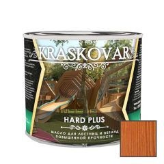 Масло повышенной прочности для лестниц и веранд Kraskovar Hard Plus Махагон (1900001680) 2.2 л