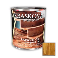 Масло для пола и паркета быстросохнущее Kraskovar Parquet Oil тик (1900001748) 0,75 л
