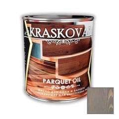 Масло для пола и паркета быстросохнущее Kraskovar Parquet Oil серое небо (1900001753) 0,75 л