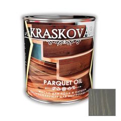 Масло для пола и паркета быстросохнущее Kraskovar Parquet Oil графит (1900001756) 0,75 л
