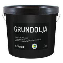 Масло грунтовочное Colorex Grundolja для наружных деревянных поверхностей 10 л