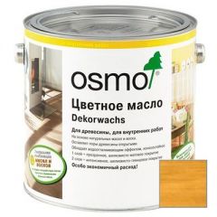 Масло цветное прозрачное Osmo Dekorwachs Transparente Tone дуб светлый (3103) 0,125 л
