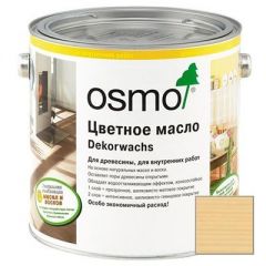 Масло цветное прозрачное Osmo Dekorwachs Transparente Tone береза (3136) 0,75 л