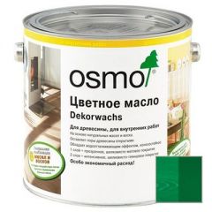 Масло цветное интенсив Osmo (Осмо) Dekorwachs Intensive Tone зеленое (3131) 0,375 л